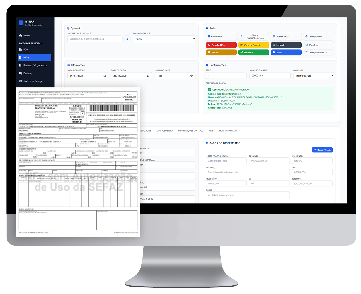 NF-e e Documentos Fiscais