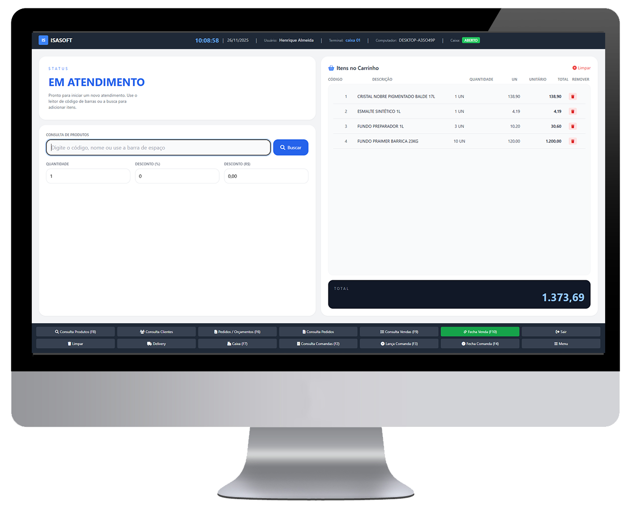 PDV - Ponto de Venda